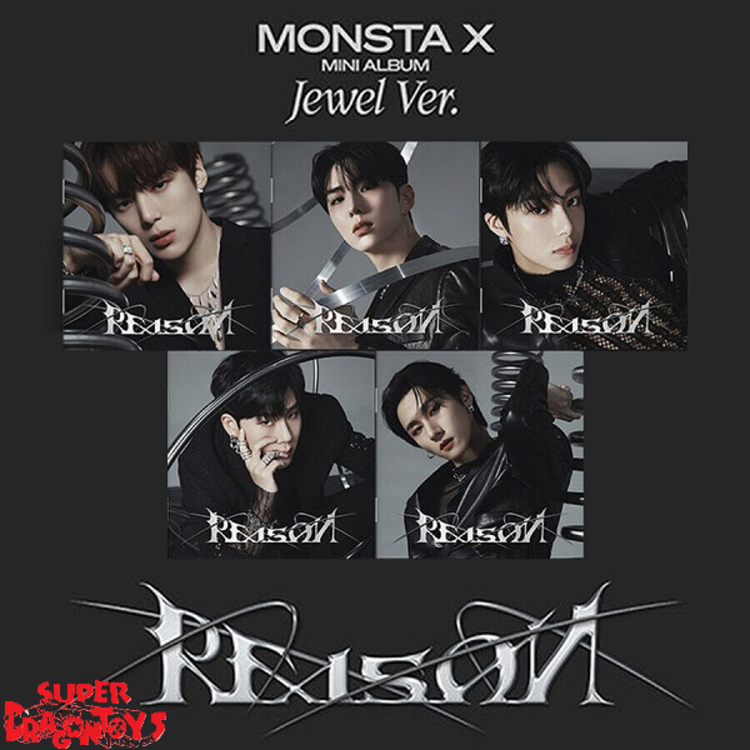 MONSTA X (몬스타엑스) - REASON - [JEWEL VER.] - 12TH MINI ALBUM + [ON-PACK FOLDED POSTER]