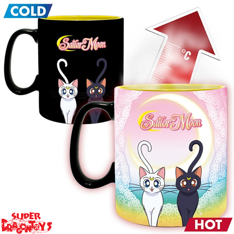 ABYSTYLE SAILOR MOON - MUG MAGIQUE THERMO REACTIF "GROUPE"