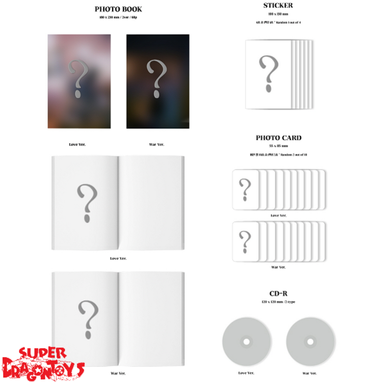 YENA (예나) [IZ*ONE] - LOVE WAR - 1ST SINGLE ALBUM + [ON-PACK FOLDED POSTER]