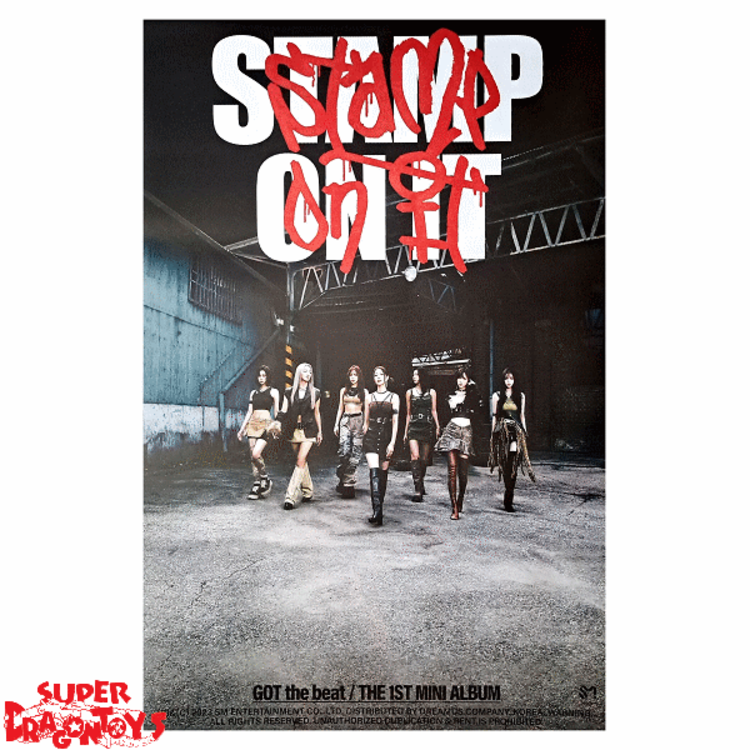 GOT THE BEAT (갓 더 비트) - "STAMP ON IT" OFFICIAL POSTER  - [STAMP VERSION] REF #0012