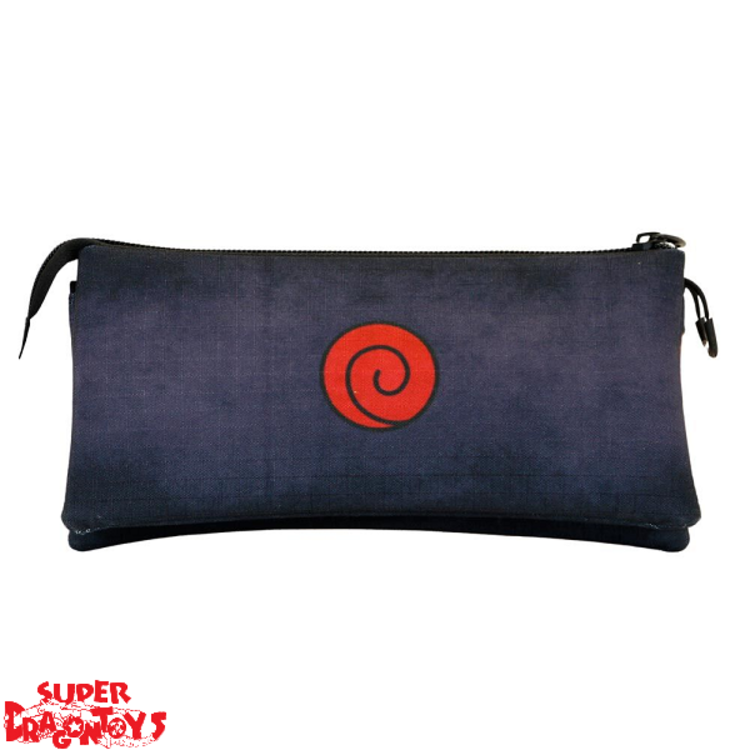 NARUTO SHIPPUDEN - TRIPLE PENCIL CASE "KONOHA SYMBOL"