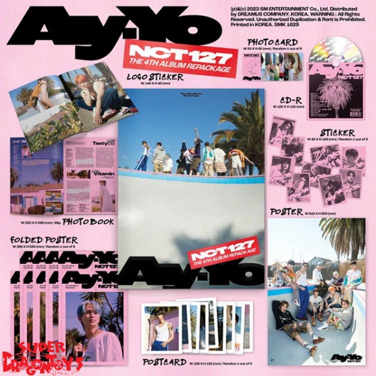 NCT 127 - AY-YO - [PHOTOBOOK VER.] - 4TH [REPACKAGE] ALBUM