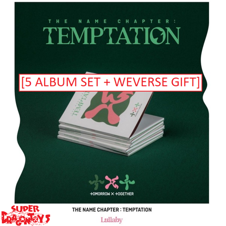 TXT (투모로우바이투게더) - THE NAME CHAPTER : TEMPTATION - [LULLABY VER.] - [5 VERSION SET + WEVERSE GIFT]