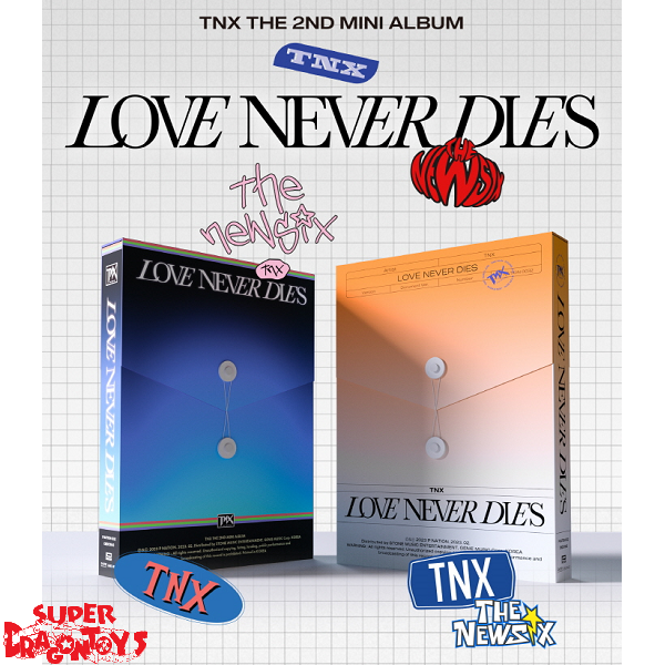 TNX (티엔엑스) - LOVE NEVER DIES - 2ND MINI ALBUM + [ON-PACK FOLDED POSTER]