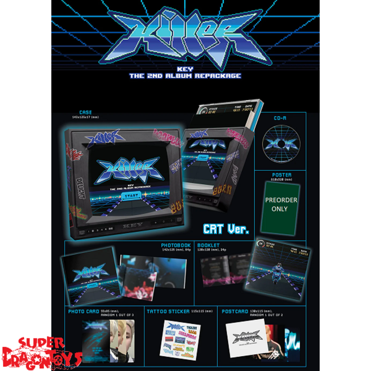 KEY (키) [SHINEE] - KILLER - [CRT VER.] - 2ND [REPACKAGE] ALBUM