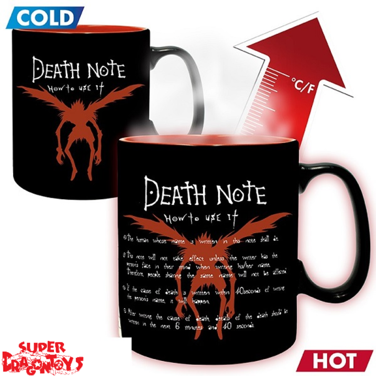 ABYSTYLE DEATH NOTE - MUG MAGIQUE THERMO REACTIF "LIGHT & L"