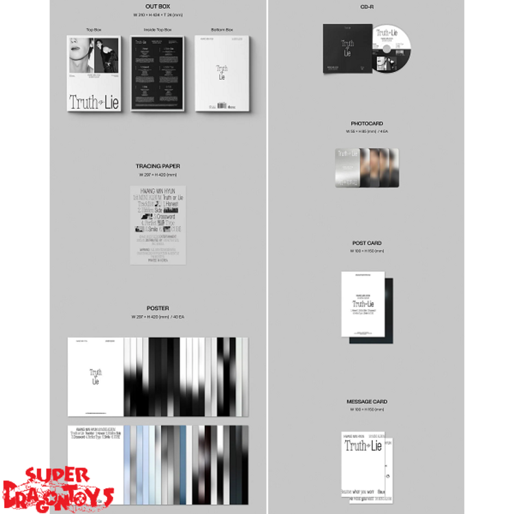 HWANG MIN HYUN (황민현) [NU'EST] - TRUTH OR LIE - [DELUXE VERSION] - 1ST MINI ALBUM