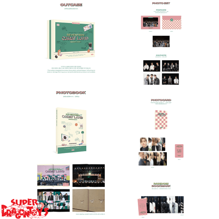 SEVENTEEN (세븐틴) - CARAT LAND MEMORY BOOK+ [2022 SVT 6TH FAN MEETING] - [DIGITAL CODE] PACKAGE