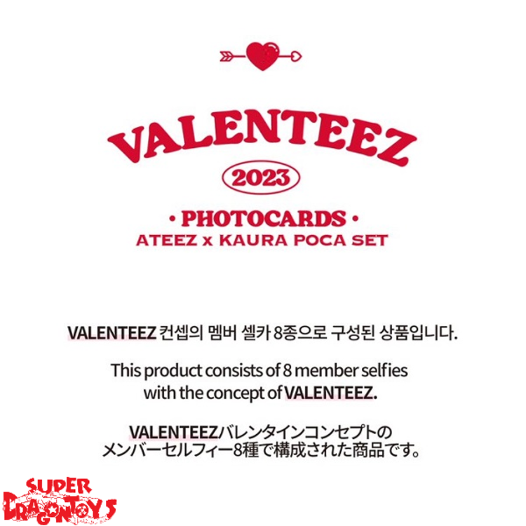 ATEEZ (에이티즈) - VALENTEEZ 2023 PHOTOCARDS [ATEEZ X KAURA POCA SET] - OFFICIAL MD