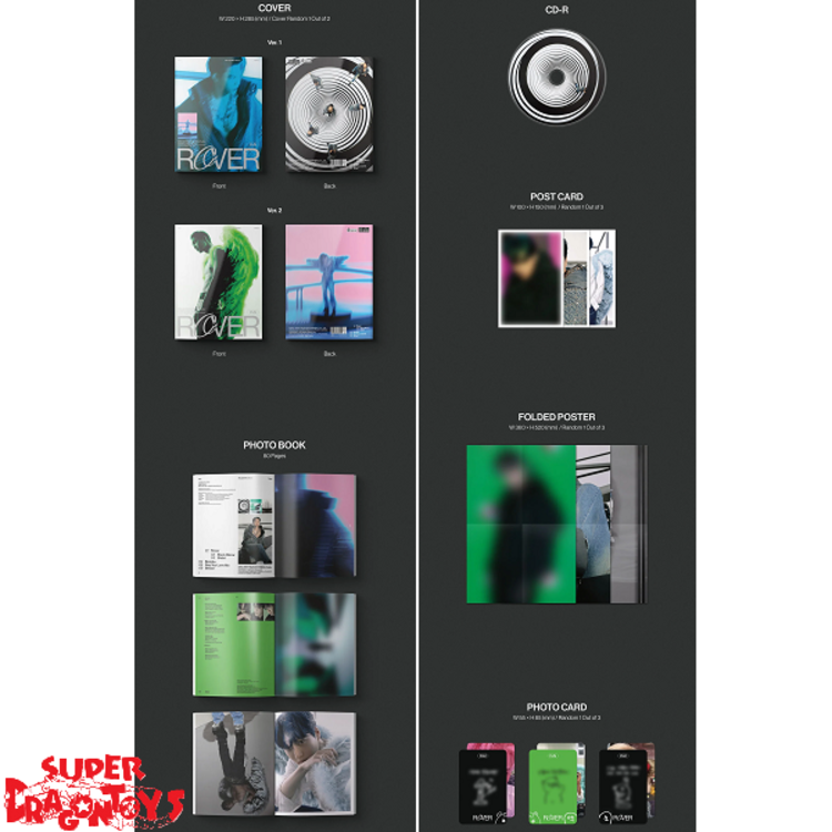 KAI (카이) [EXO] - ROVER - [PHOTOBOOK VER.] - 3RD MINI ALBUM + [ON-PACK FOLDED POSTER]
