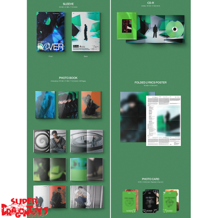 KAI (카이) [EXO] - ROVER - [SLEEVE VER.] - 3RD MINI ALBUM + [ON-PACK FOLDED POSTER]