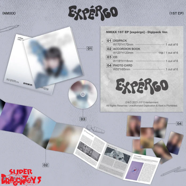 NMIXX (엔믹스) - EXPERGO - [DIGIPACK VER.] - 1ST EP ALBUM