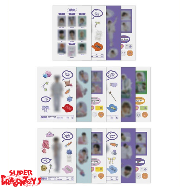 ATEEZ (에이티즈) - [SNOWMAN FACTORY] STICKER BOOK - "WINTER SPECIAL" OFFICIAL MD