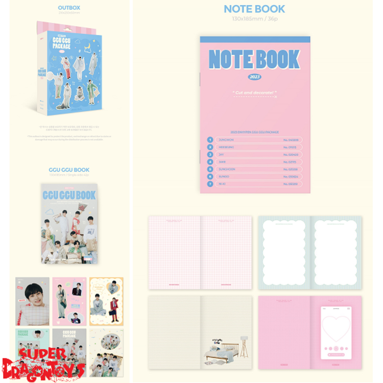 ENHYPEN (엔하이픈) - 2023 GGU GGU PACKAGE - [DECORATION GOODIES] BOX
