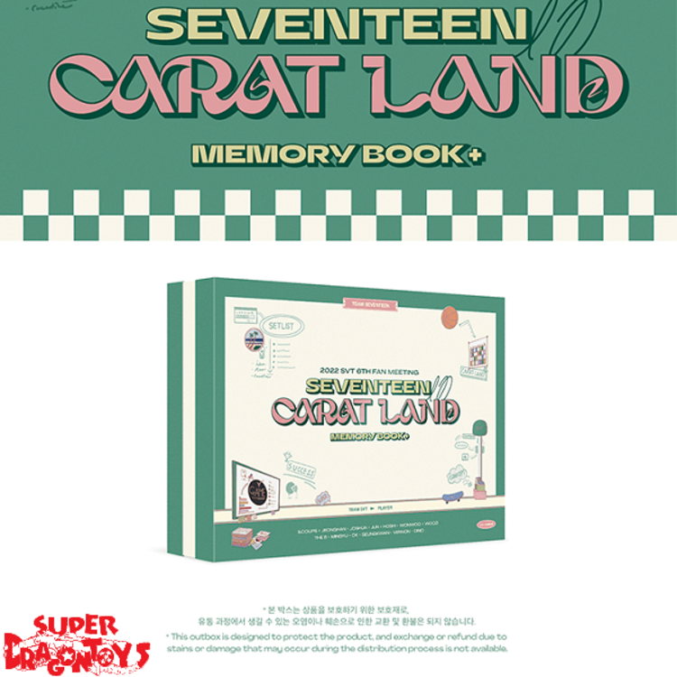 SEVENTEEN (세븐틴) - CARAT LAND MEMORY BOOK+ [2022 SVT 6TH FAN MEETING] - [3DVD] PACKAGE