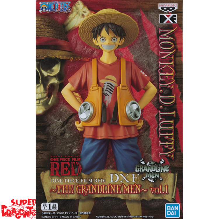 BANPRESTO ONE PIECE FILM RED - MONKEY. D. LUFFY - DXF "THE GRANDLINE MEN" VOL.1