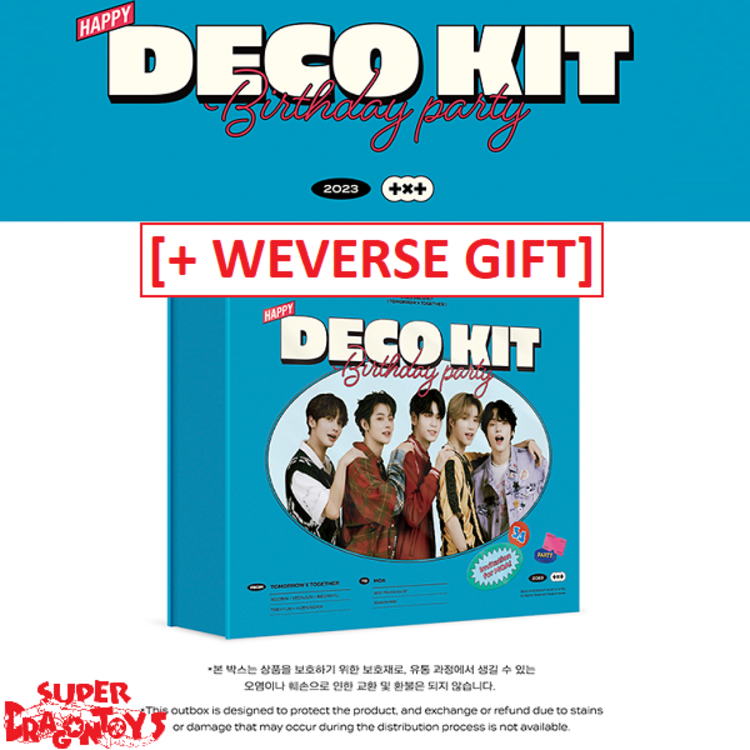 TXT (투모로우바이투게더) - 2023 DECO KIT [HAPPY BIRTHDAY PARTY] + WEVERSE GIFT