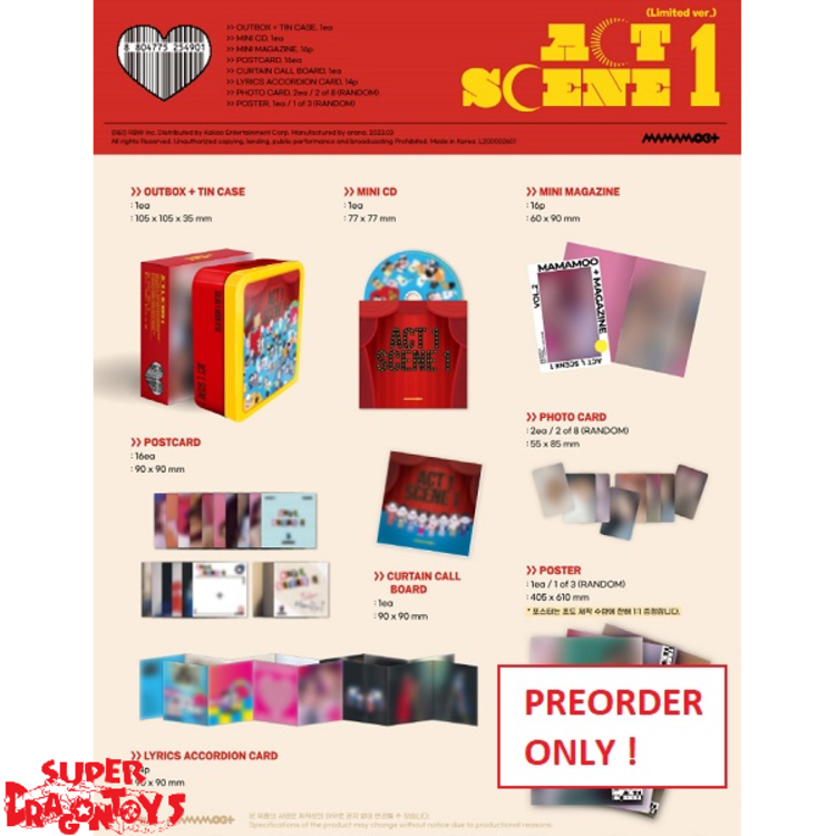 MAMAMOO+ (마마무) - [ACT1, SCENE 1] - [LIMITED VER.] - 1ST SINGLE ALBUM