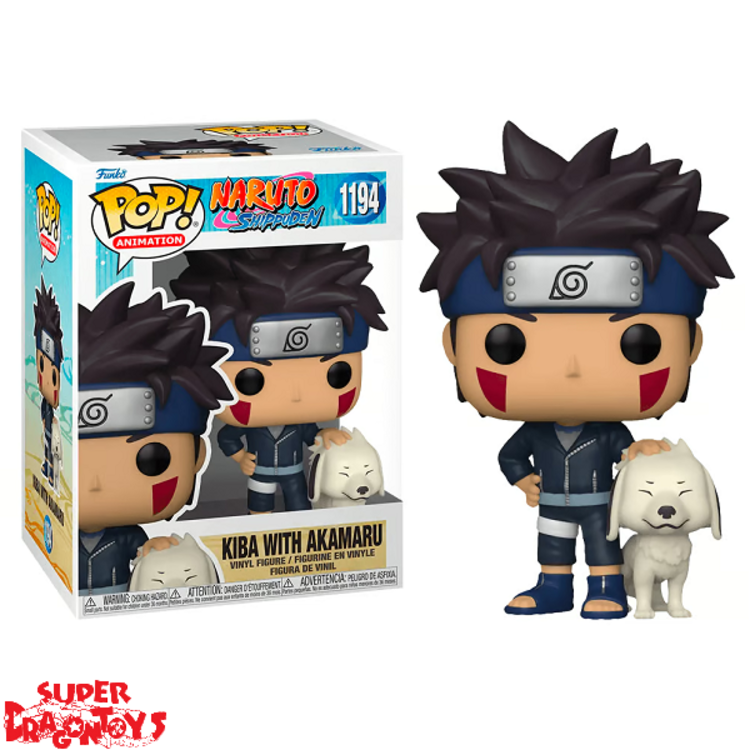 FUNKO NARUTO SHIPPUDEN - KIBA WITH AKAMARU - FUNKO POP