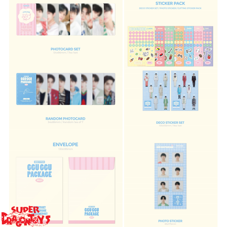 ENHYPEN (엔하이픈) - 2023 GGU GGU PACKAGE - [DECORATION GOODIES] BOX  + WEVERSE GIFT