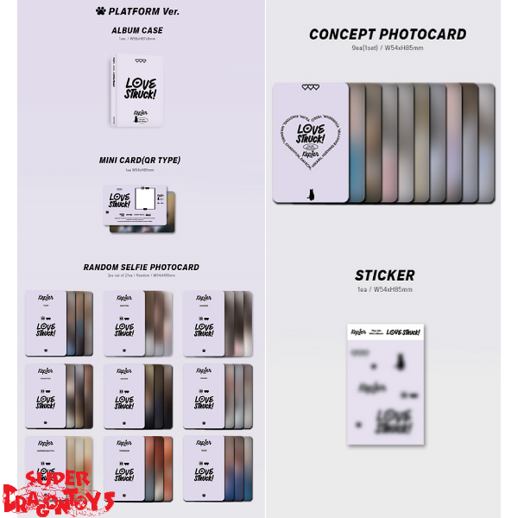 KEP1ER (케플러) - LOVE STRUCK! - [PLATFORM VER.] - 4TH MINI ALBUM