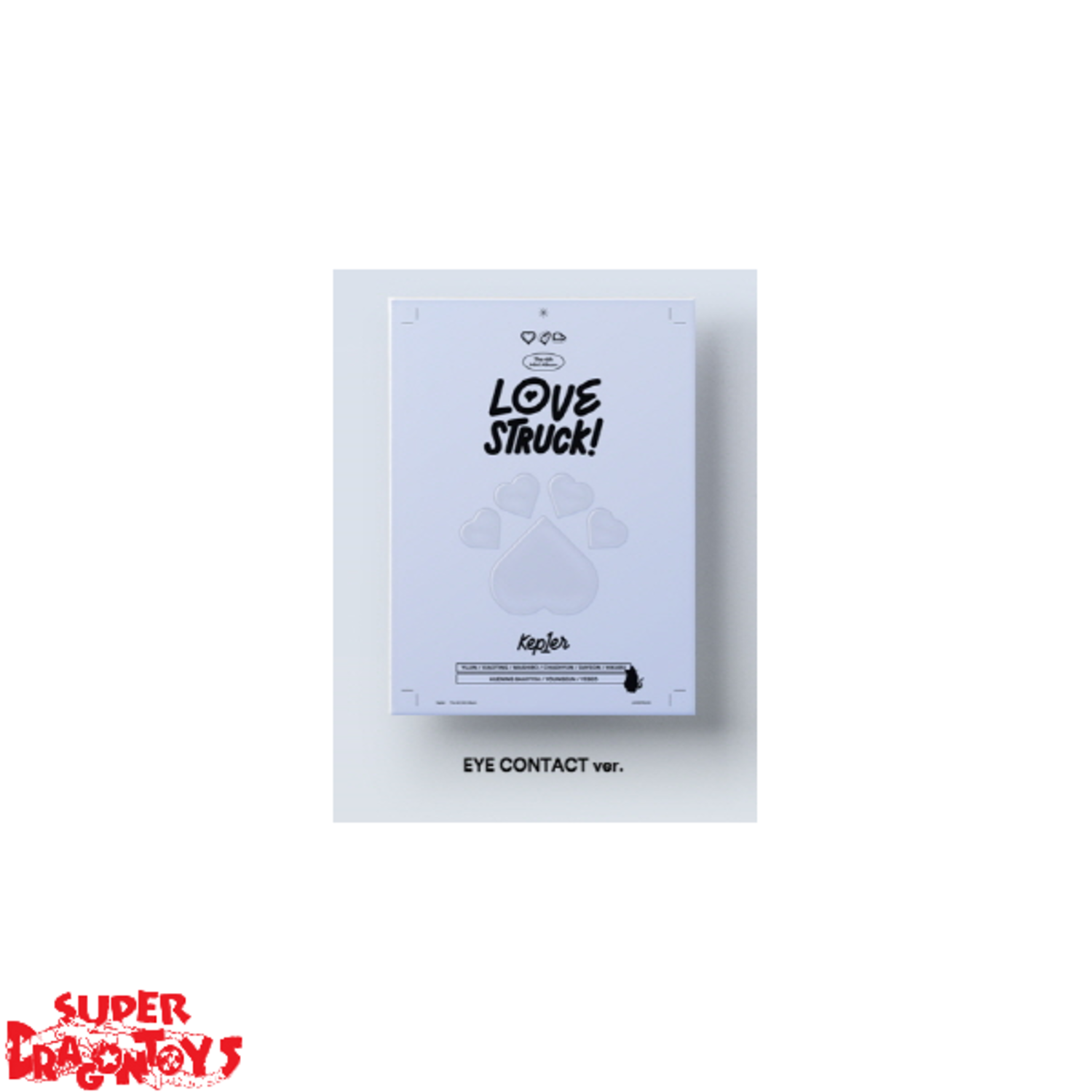 KEP1ER (케플러) - LOVE STRUCK! - 4TH MINI ALBUM - SUPER DRAGON TOYS