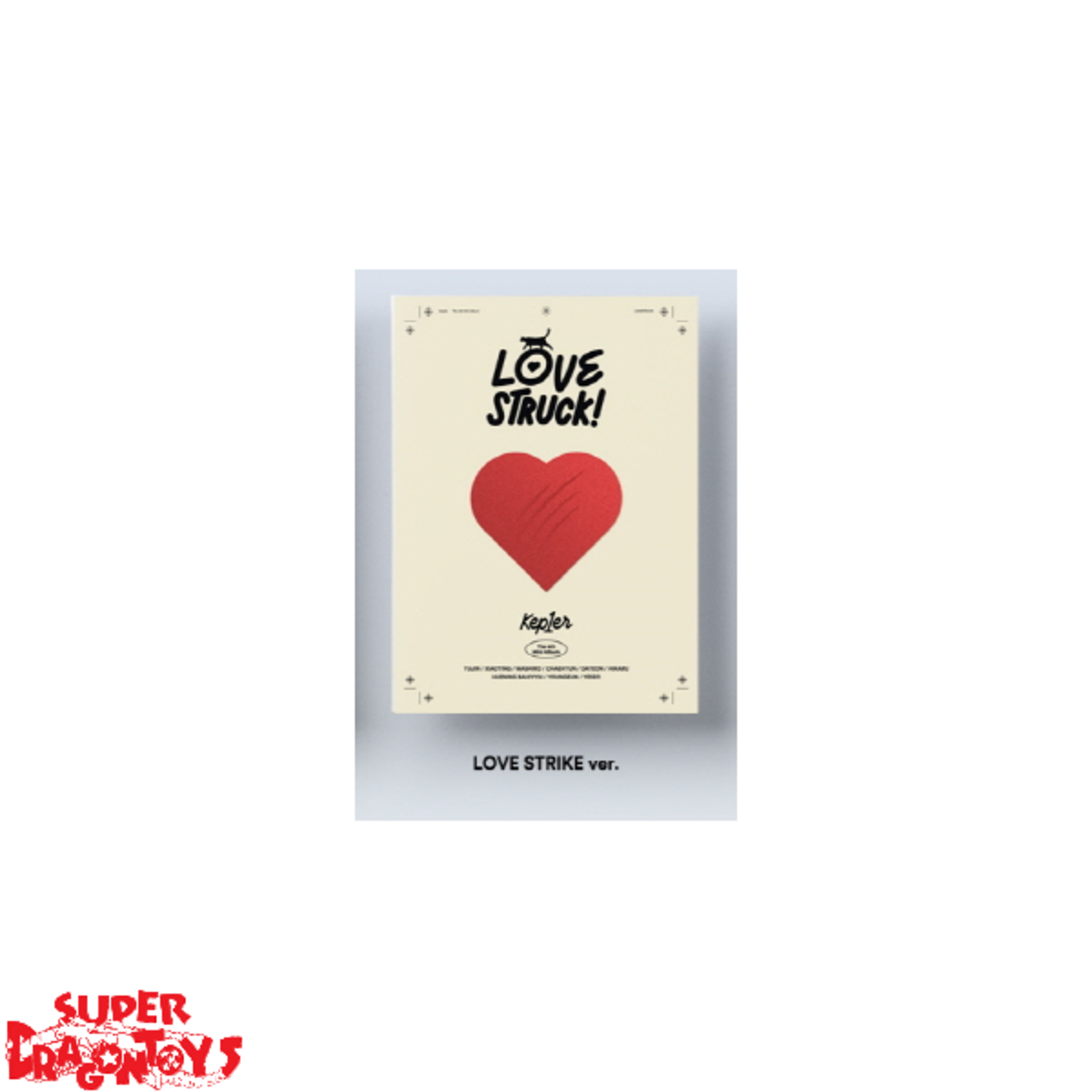 KEP1ER (케플러) - LOVE STRUCK! - 4TH MINI ALBUM - SUPER DRAGON TOYS