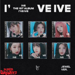 IVE (아이브) - I'VE IVE - [JEWEL VER.] - THE 1ST ALBUM + [ON-PACK FOLDED POSTER]
