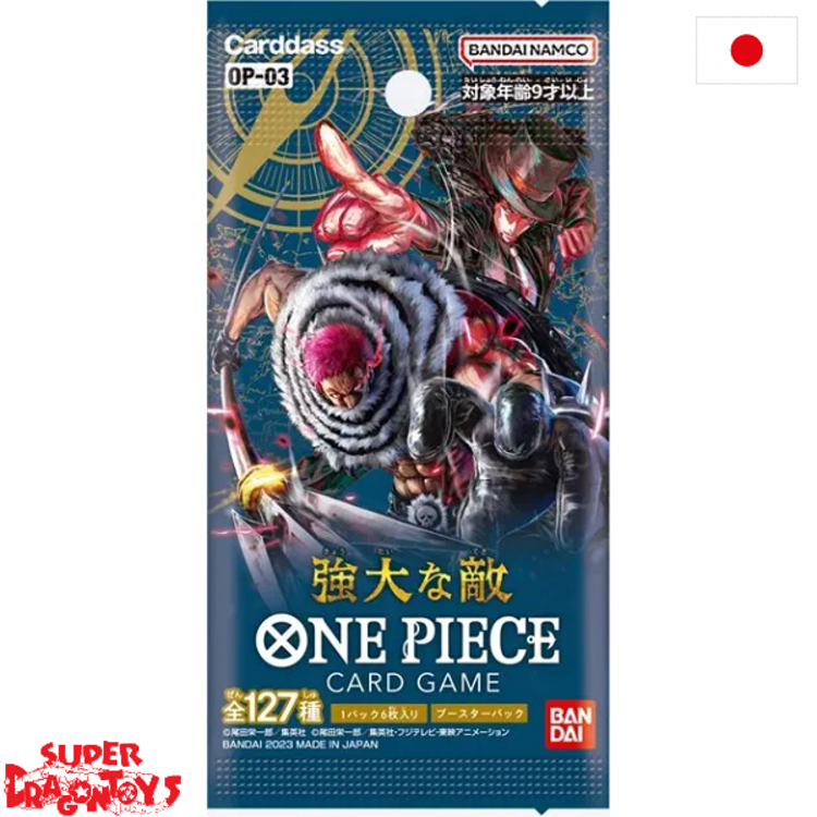 BANDAI ONE PIECE TCG - BOOSTER [OP03] "PILLARS OF STRENGTH" - JAPANESE EDITION