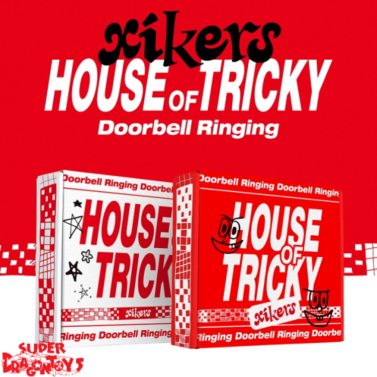 XIKERS (싸이커스) - HOUSE OF TRICKY : DOORBELL RINGING - 1ST MINI ALBUM + [ON-PACK FOLDED POSTER]