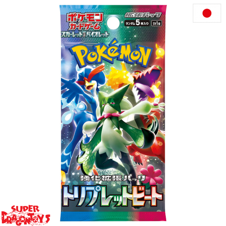 POKEMON TCG - BOOSTER  "SCARLET AND VIOLET - TRIPLET BEAT" - JAPANESE EDITION