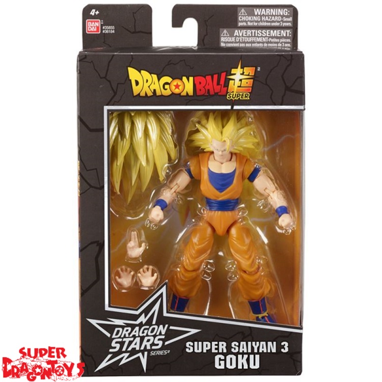 BANDAI DRAGON BALL SUPER - SON GOKU [SUPER SAIYAN 3] - [DRAGON STARS SERIES] FIGURE