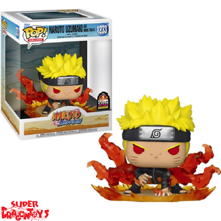 FUNKO NARUTO SHIPPUDEN - UZUMAKI NARUTO [NINE TAILS] - [L.A. COMIC CON 2022 EXCLUSIVE] FUNKO POP DELUXE