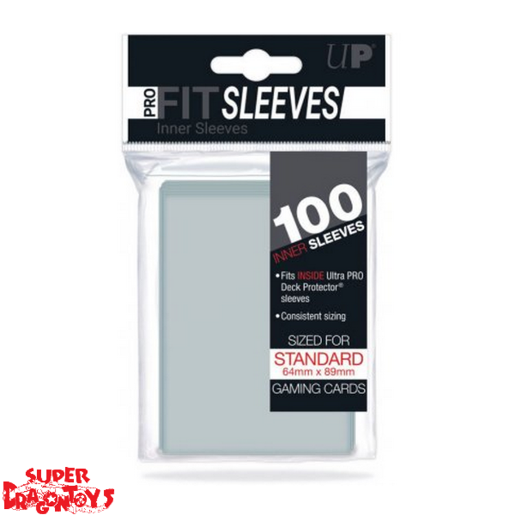 ULTRA PRO - [PRO FIT] DECK PROTECTOR 100 SLEEVES [CLEAR] - STANDARD SIZE