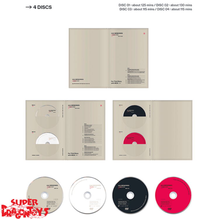 TXT (투모로우바이투게더) - TXT MEMORIES : THIRD STORY - [4DVD + PHOTOBOOK] PACKAGE