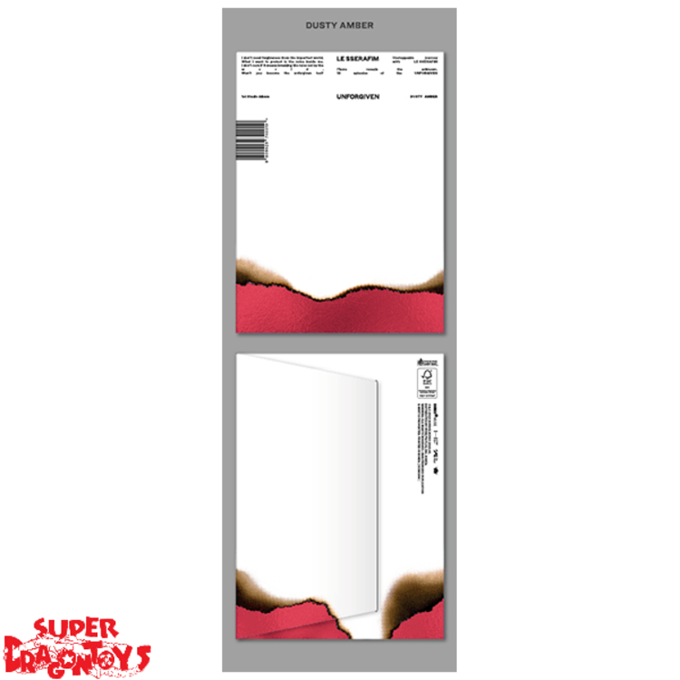 LE SSERAFIM (르세라핌) - UNFORGIVEN - 1ST STUDIO ALBUM + [ON-PACK FOLDED POSTER]