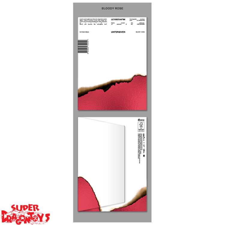 LE SSERAFIM (르세라핌) - UNFORGIVEN - 1ST STUDIO ALBUM + [ON-PACK FOLDED POSTER]
