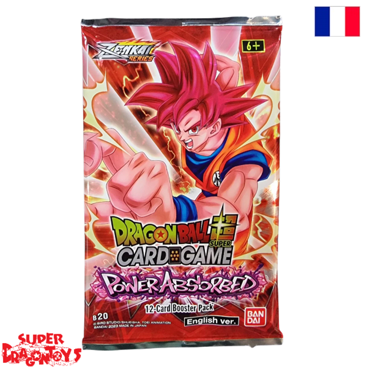 BANDAI DRAGON BALL SUPER TCG - BOOSTER "POWER ABSORBED" - EDITION FRANCAISE