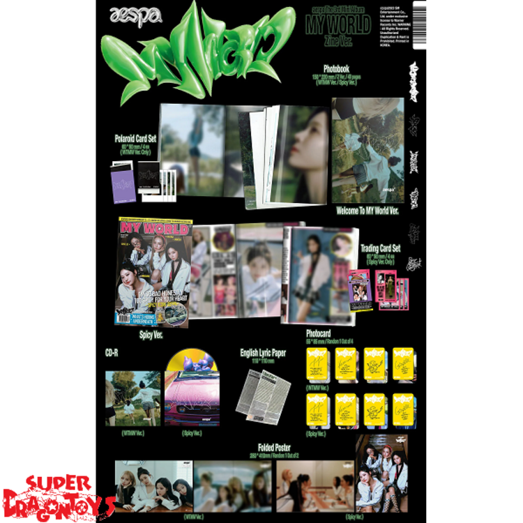 AESPA (에스파) - MY WORLD - [ZINE VER.] - 3RD MINI ALBUM