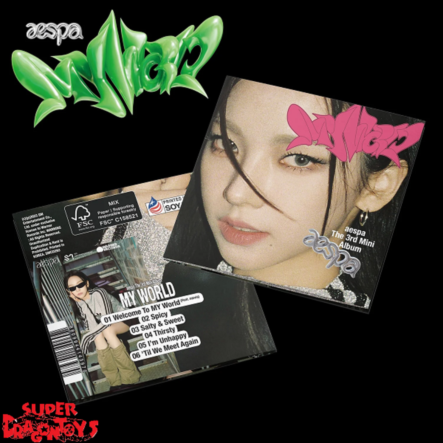 AESPA (에스파) - MY WORLD - [POSTER VER.] - 3RD MINI ALBUM