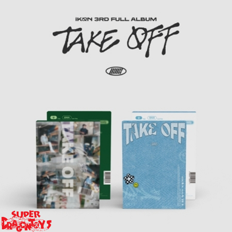 IKON (아이콘) - TAKE OFF - 3RD FULL ALBUM + [ON-PACK FOLDED POSTER]