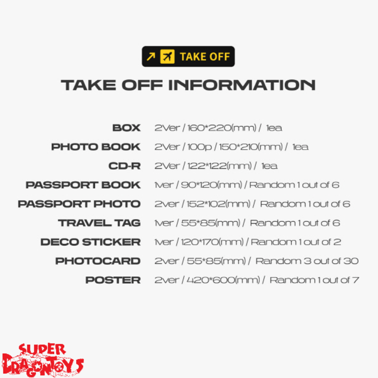 IKON (아이콘) - TAKE OFF - 3RD FULL ALBUM + [ON-PACK FOLDED POSTER]