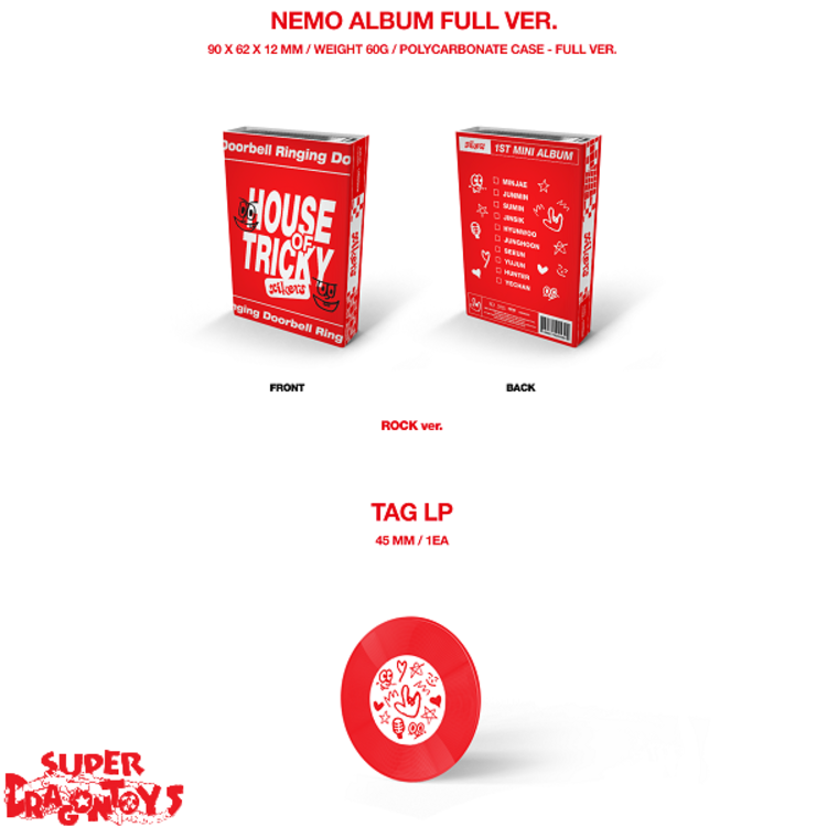 XIKERS (싸이커스) - HOUSE OF TRICKY : DOORBELL RINGING - [ROCK VER.] - 1ST MINI ALBUM (NEMO ALBUM FULL VER.)