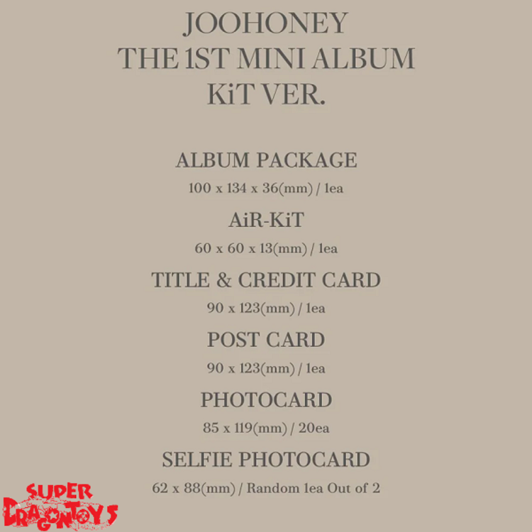 JOOHONEY (이주헌) [MONSTA X] - LIGHTS - [KIT VER.] - 1ST MINI ALBUM