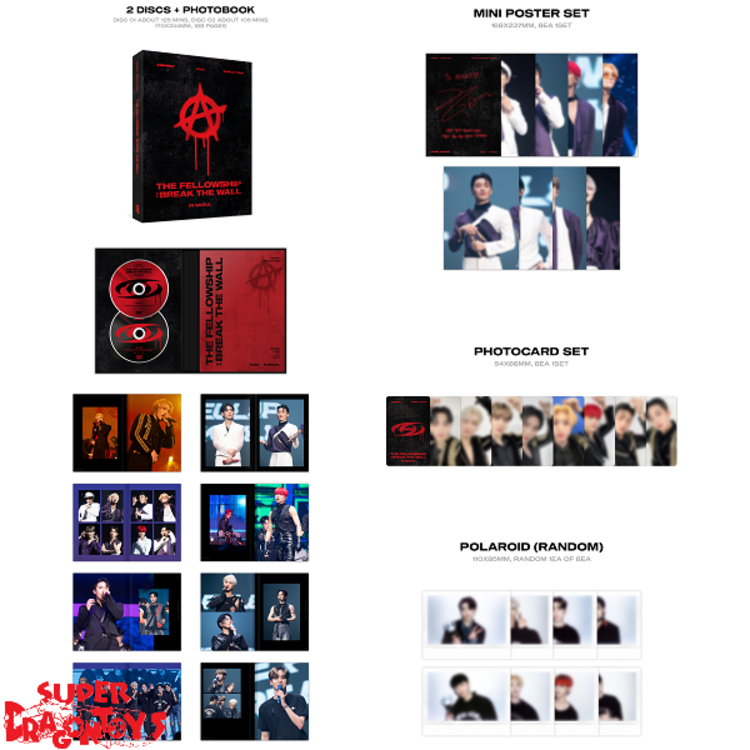 ATEEZ (에이티즈) - WORLD TOUR [THE FELLOWSHIP : BREAK THE WALL] IN SEOUL - [2DVD + PHOTOBOOK] PACKAGE
