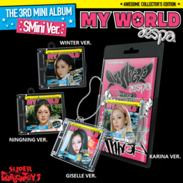 AESPA (에스파) - MY WORLD - [SMINI VER.] - 3RD MINI ALBUM