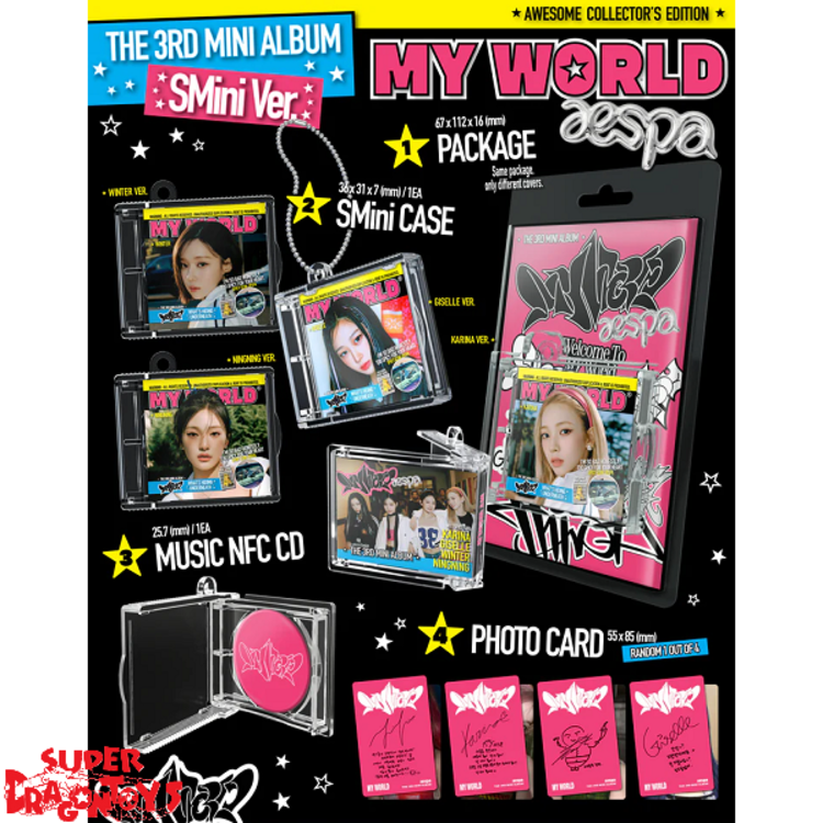 AESPA (에스파) - MY WORLD - [SMINI VER.] - 3RD MINI ALBUM