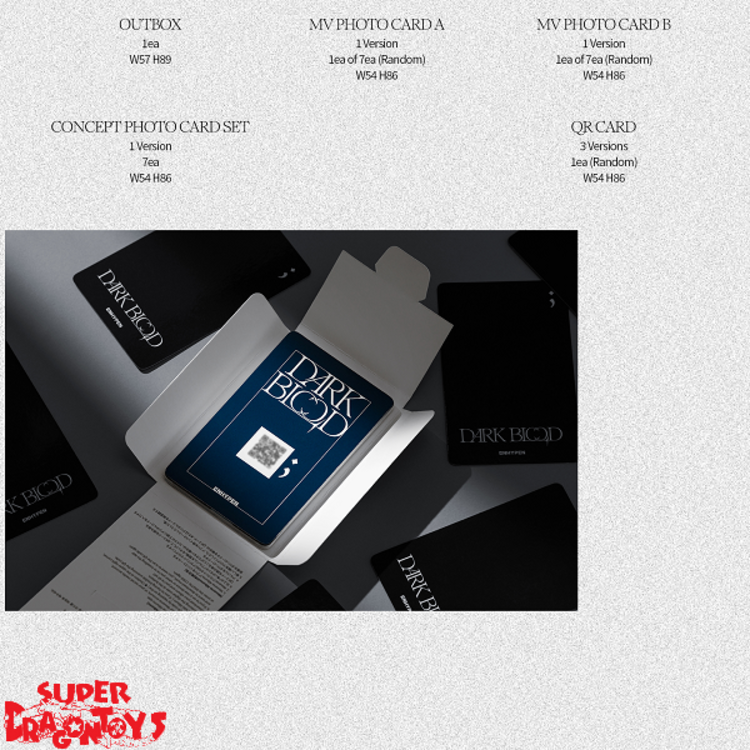 ENHYPEN (엔하이픈) - DARK BLOOD - [WEVERSE ALBUM VER.] - 4TH MINI ALBUM