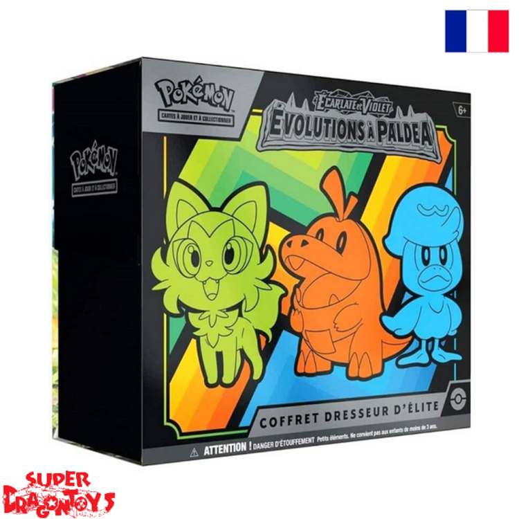 POKEMON TCG - COFFRET DRESSEUR D'ELITE "ECARLATE ET VIOLET : EVOLUTION A PALDEA" - EDITION FRANCAISE
