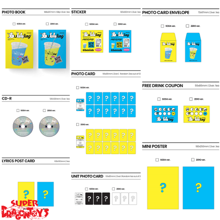 AIMERS (에이머스) - BUBBLING - 1ST SINGLE ALBUM